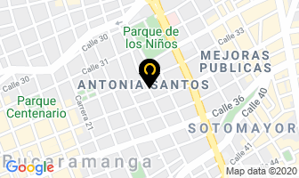 Mapa de Residencia Oriental en Bucaramanga