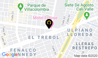 Mapa de Residencia Pasiones en Cali