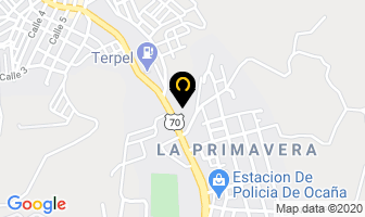 Mapa de Residencia Primavera en Ocaña