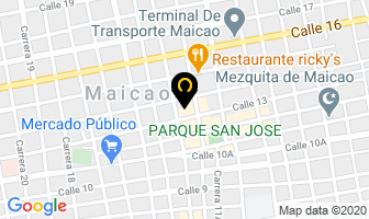 Mapa de Residencias Colonial en Maicao