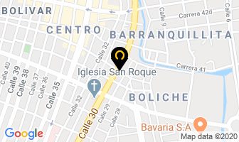 Mapa de Residencias Costa Bella en Barranquilla