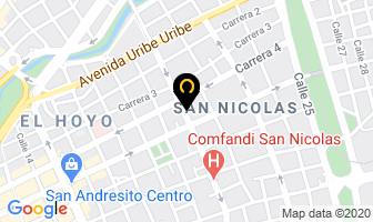 Mapa de Residencias Cristal Palace en Cali