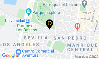 Mapa de Residencias El Bosque en Medellín
