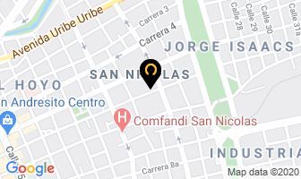 Mapa de Residencias El Escondite en Cali