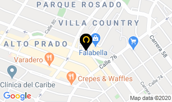 Mapa de Residencias El Nido en Barranquilla