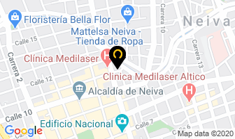 Mapa de Residencias El Oasis en Neiva
