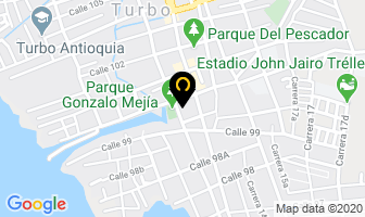 Mapa de Residencias Florida en Turbo