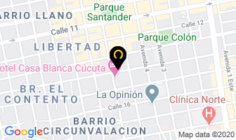 Mapa de Residencias La 14 en Cúcuta