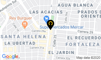 Mapa de Residencias Santa Elena en Cali