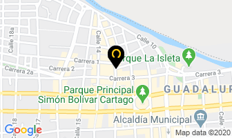 Mapa de Respirar Ltda. en Cartago