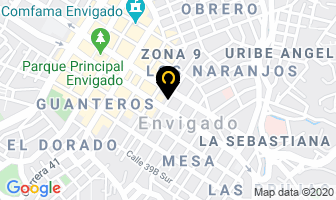 Mapa de Restauraciones Santa Ana en Envigado