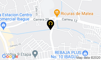 Mapa de Restaurante en Ibagué