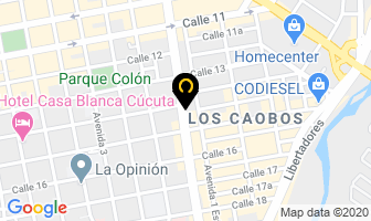 Mapa de Restaurante Aceituna en Cúcuta