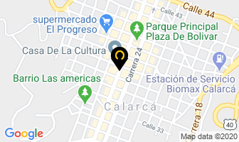 Mapa de Restaurante Ambrosía en Calarcá
