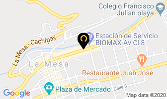 Mapa de Restaurante Arco Iris en La Mesa