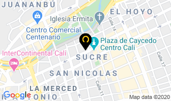 Mapa de Restaurante Arte Gourmet en Cali