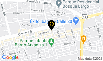Mapa de Restaurante Asia en Ibagué