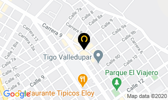 Mapa de Restaurante Bakaro en Valledupar