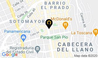 Mapa de Restaurante Bar Buda en Bucaramanga