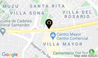 Mapa de Restaurante Bar Del Rancho en Bogotá D.C