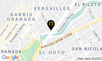 Mapa de Restaurante Bar Las Américas en Cali