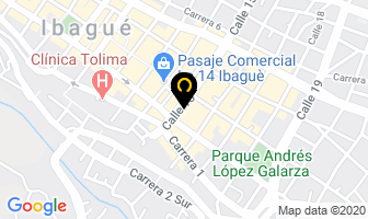 Mapa de Restaurante Bar Pez Caribe en Ibagué