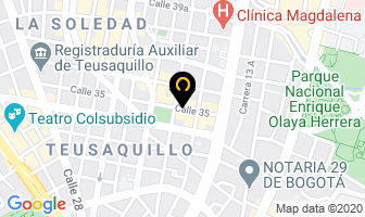 Mapa de Restaurante-Bar Yo Si Como en Bogotá D.C