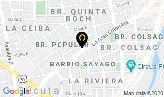 Mapa de Restaurante Baranoa en Cúcuta