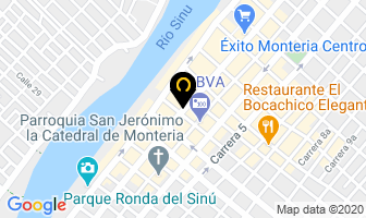 Mapa de Restaurante Bon Bin en Montería