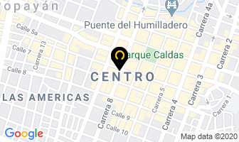 Mapa de Restaurante Brasas De Mi Tierra en Popayán
