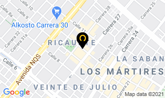 Mapa de Restaurante Buon Platz en Bogotá D.C