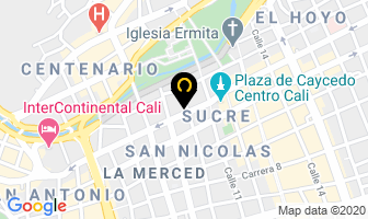 Mapa de Restaurante Cafetería El Dorado en Cali