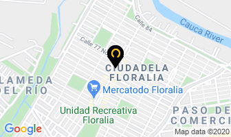 Mapa de Restaurante Cafetería El Oasis en Cali