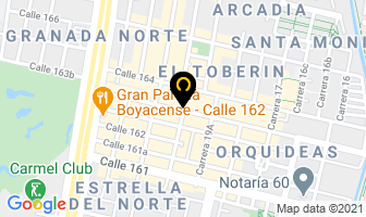 Mapa de Restaurante Casa Bufet en Bogotá D.C