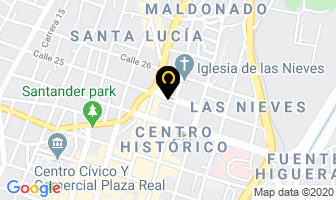 Mapa de Restaurante Casa Nieves en Tunja