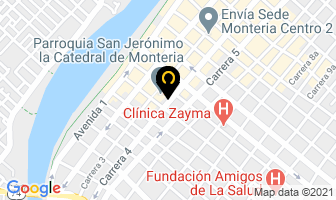Mapa de Restaurante Casángelñ en Montería