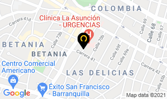 Mapa de Restaurante Cherrico en Barranquilla