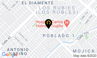 Mapa de Restaurante Chino Dragón Rojo en Cali