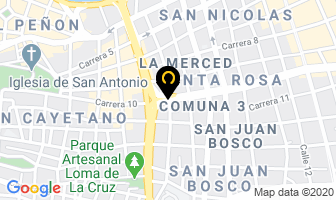 Mapa de Restaurante Chino Hong Sin en Cali