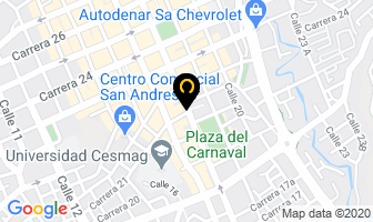 Mapa de Restaurante Chino Oriental en Pasto