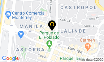 Mapa de Restaurante Comida Casera en Medellín