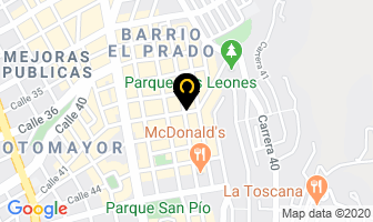 Mapa de Restaurante Comidas Rapidas Buffe en Bucaramanga