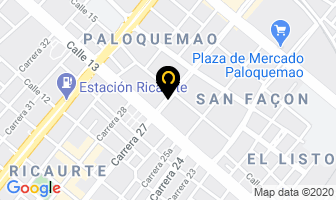 Mapa de Restaurante Con Motor en Bogotá D.C