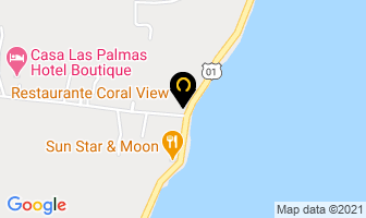 Mapa de Restaurante Coral View en San Andrés