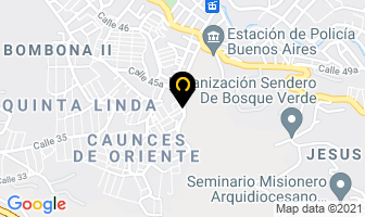 Mapa de Restaurante Cuerna Vaca en Medellín