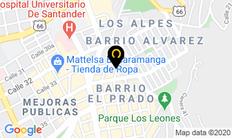 Mapa de Restaurante Dafe en Bucaramanga