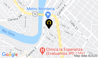 Mapa de Restaurante Davadan en Montería
