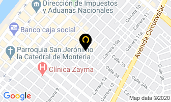 Mapa de Restaurante Doña Marta en Montería