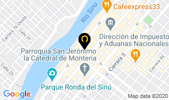 Mapa de Restaurante Donde Milena en Montería