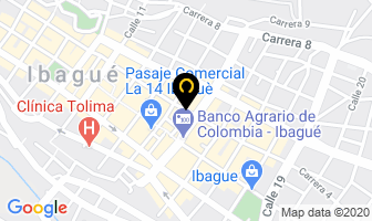 Mapa de Restaurante Dragón Chino en Ibagué